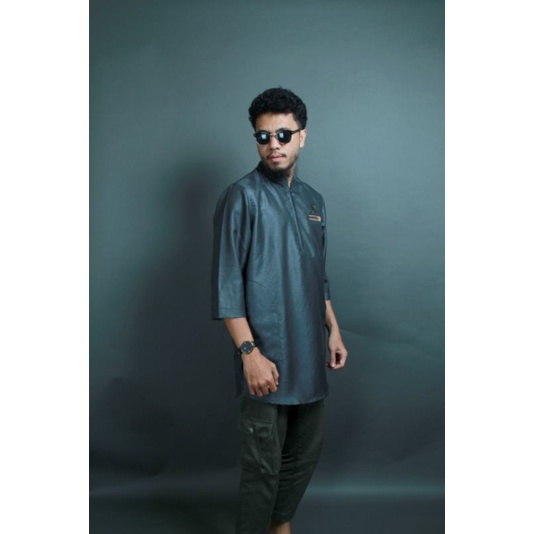 Kurta al amwa platinum lengan 3/4 terbaru-Al amwa platinum original
