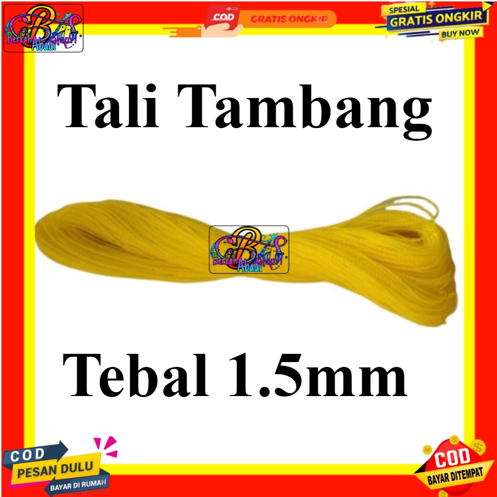 

SEA GULL tali tampar serbaguna, tali tampar bangunan, tali tampar 1mm per 1pcs (50meter)