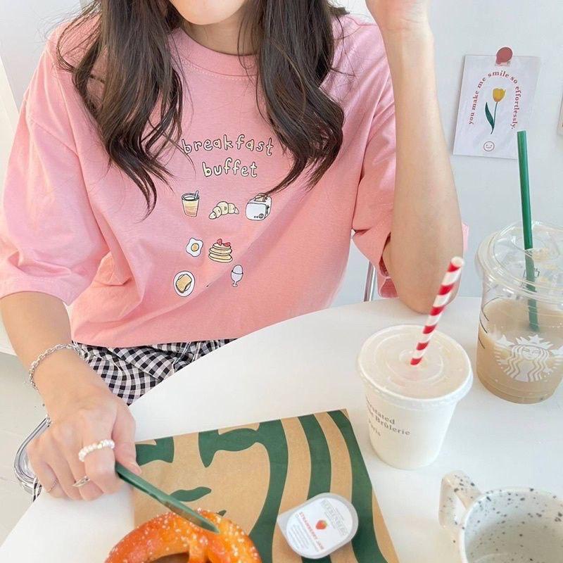 MakeGrosir - KAOS OVERSIZE BREAKFAST BUFFET