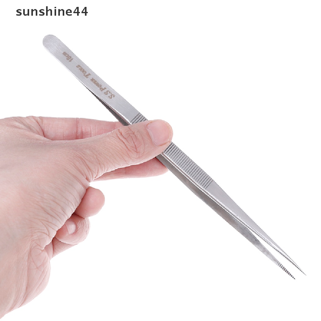 Sunshine Pinset Panjang 16 / 18cm Bahan stainless steel