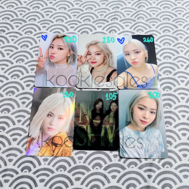 Photocard PC ITZY Ryujin Not Shy POB Pre-Order Benefit MMT MyMusicTaste Round 1 2 3 R1 R2 R3 Withfan