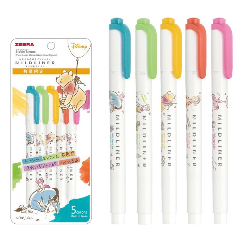 

Zebra Mildliner Disney Series (Stabilo Pooh/Princess/Mickey)