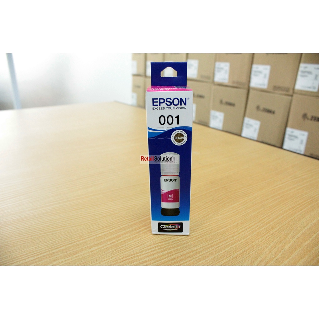 Tinta Epson 001 Magenta Original - Tinta L4150 L4160 L6160 L6170 L6190