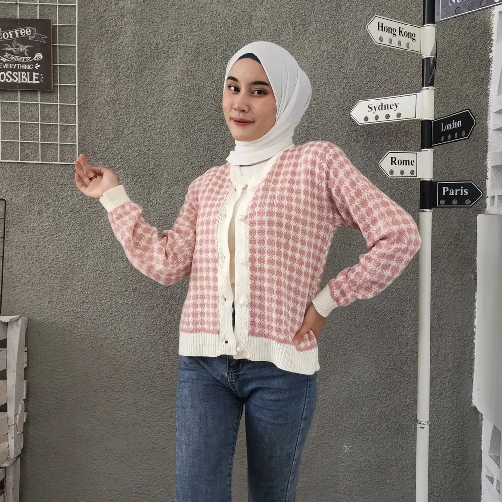 [CYC | COD] Outwear Eleanor Outer | Rajut Cardigan Wanita Trendy Murah