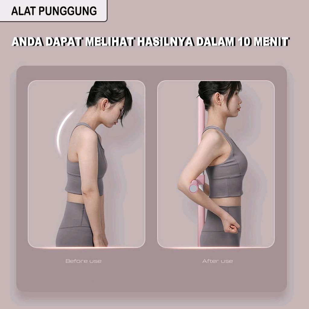 Yoga Stick Alat Olahraga Yoga Body Stick Pilates Tongkat Yoga Alat Penegak Punggung