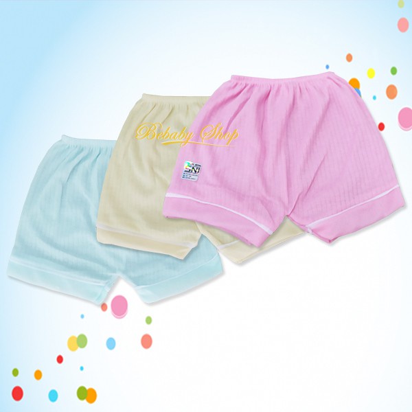 3 Set Setelan Kaos Oblong Bayi dan Celana Pop Celana pendek Polos Bayi Murah Pink Kuning Biru