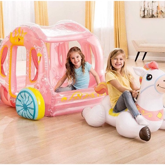 Intex - Princess Carriage Playhouse Play Center with Horse 56514