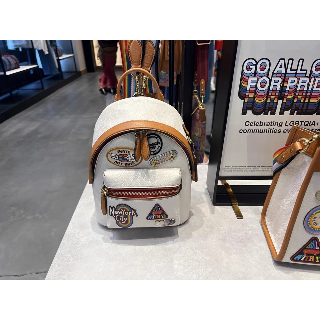 [Instant/Same Day] COACH Original Women's Sticker  137  CHARTER # 18 Backpack  beibao