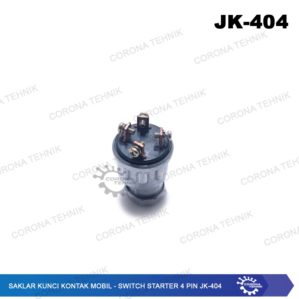 JK-404 - Saklar Kunci Kontak Mobil - Switch Starter 4 Pin