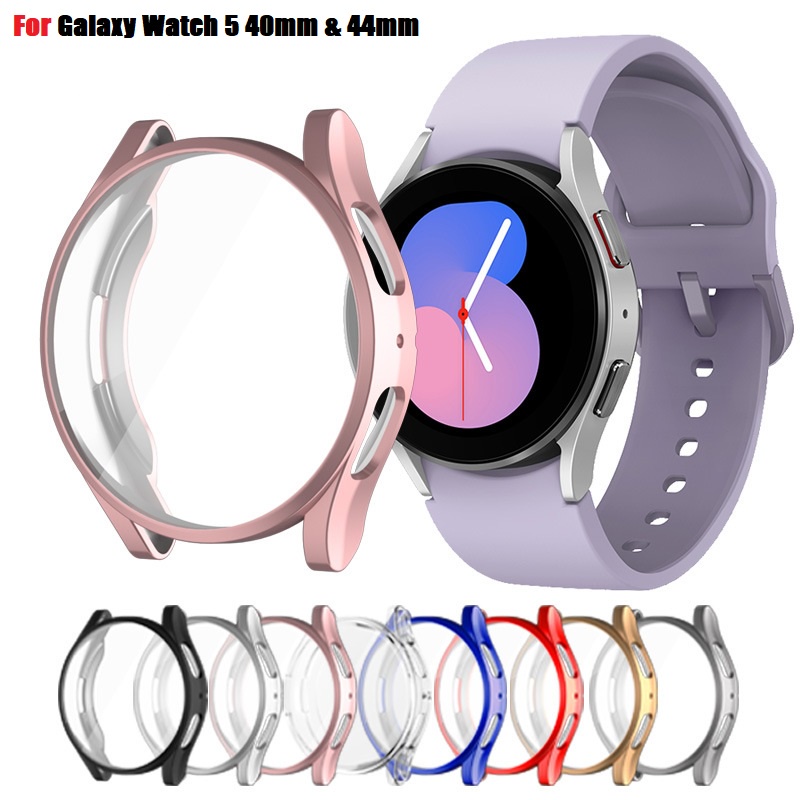 Case Pelindung Layar Samsung Galaxy Watch 5 40mm / Watch 5 44mm - Silikon TPU Full Cover Layar