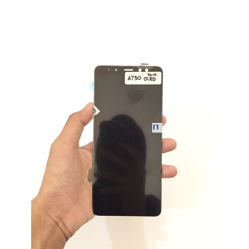 LCD SAMSUNG A730 HITAM A8+ 2018 OLED