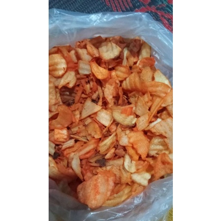 

750 g remukan kripik singkong balado