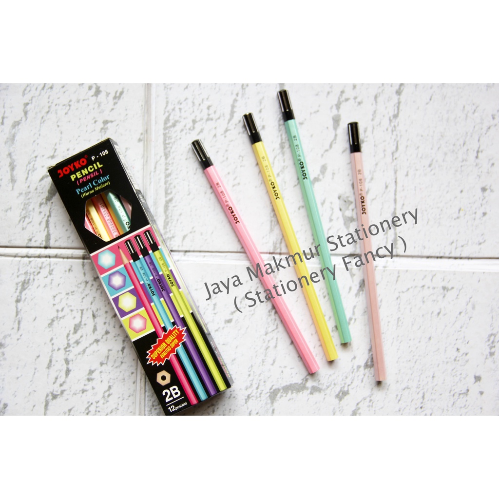 Pensil 2B Joyko P-108 (Pearl Color)