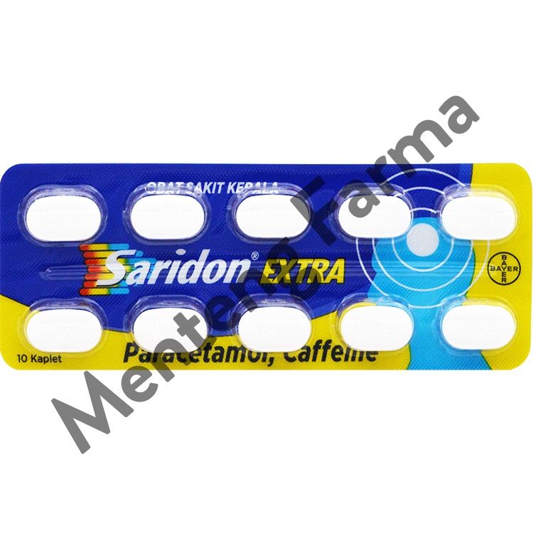 Saridon Extra 10 Tablet - Cepat Meredakan Sakit Kepala dan Sakit Gigi