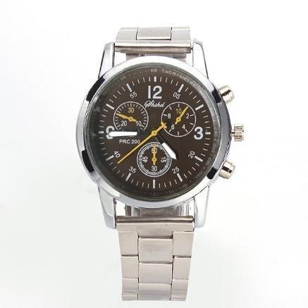 Murah! Jam SHSHD/Jam Tangan Pria Sport Casual Original Strap Stainless Steel-Coklat