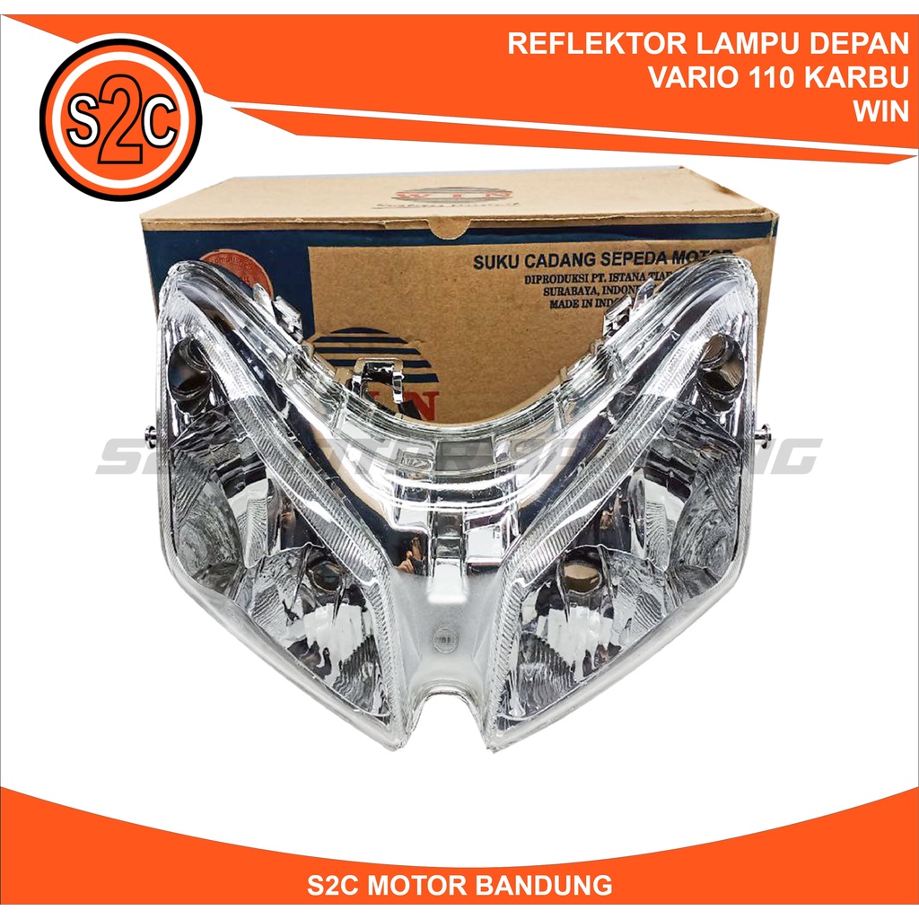 WIN - REFLEKTOR LAMPU DEPAN VARIO LAMA VARIO KARBU ASLI WIN