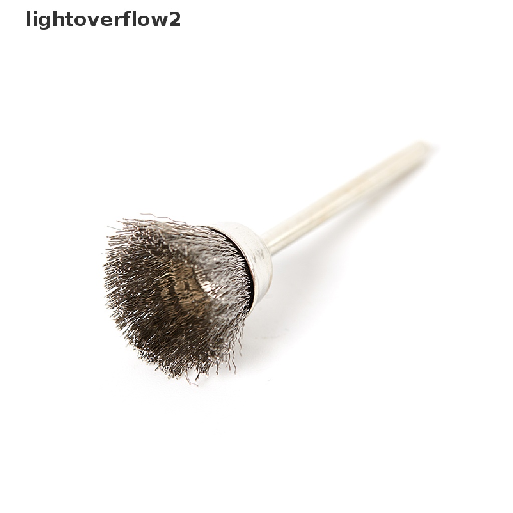 (lightoverflow2) 10pcs / Set Sikat Kawat Baja Untuk Membersihkan Karat (ID)
