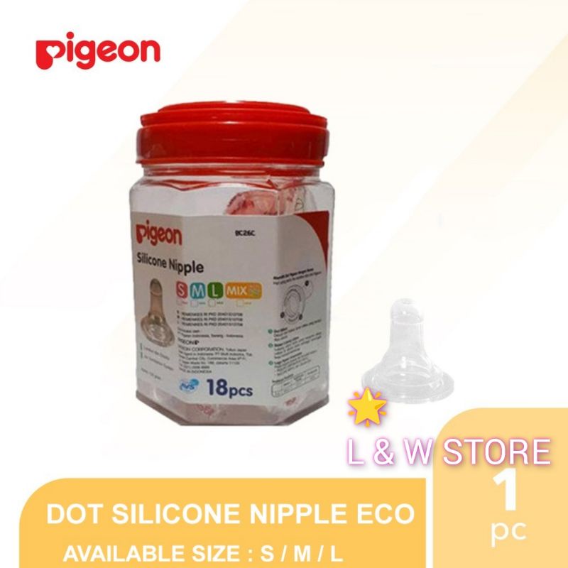 Pigeon Dot Silicone Nipple