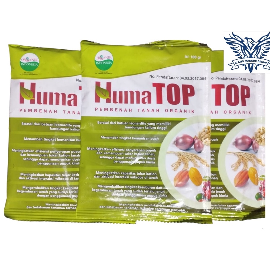 HUMATOP Huma top 100 Gram Asam Humat Pembenah Tanah Organik