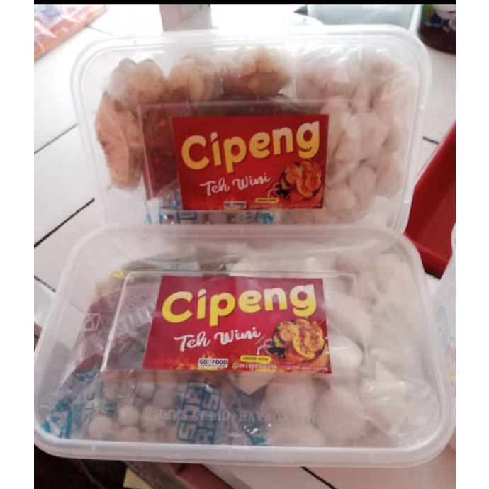 

cipeng kuah cuanki gurih kari pedas