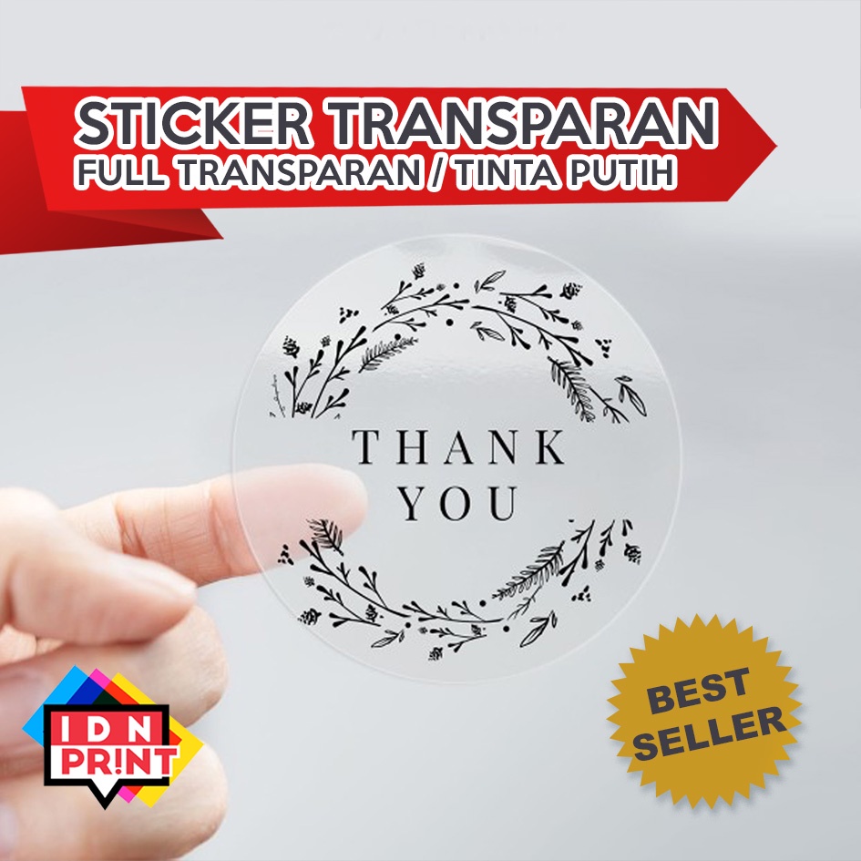

IDN PRINT - Cetak Murah Stiker Transparan Clear Bening A3+