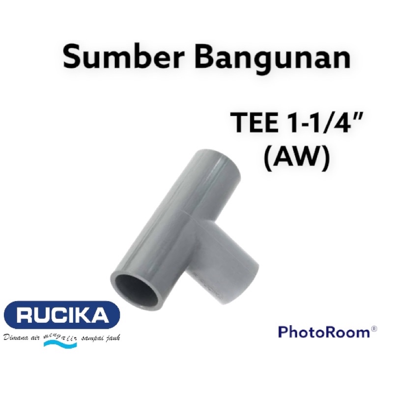 FITTING AIR TEE AW / SAMBUNGAN PIPA PERALON TEE / TEE RUCIKA