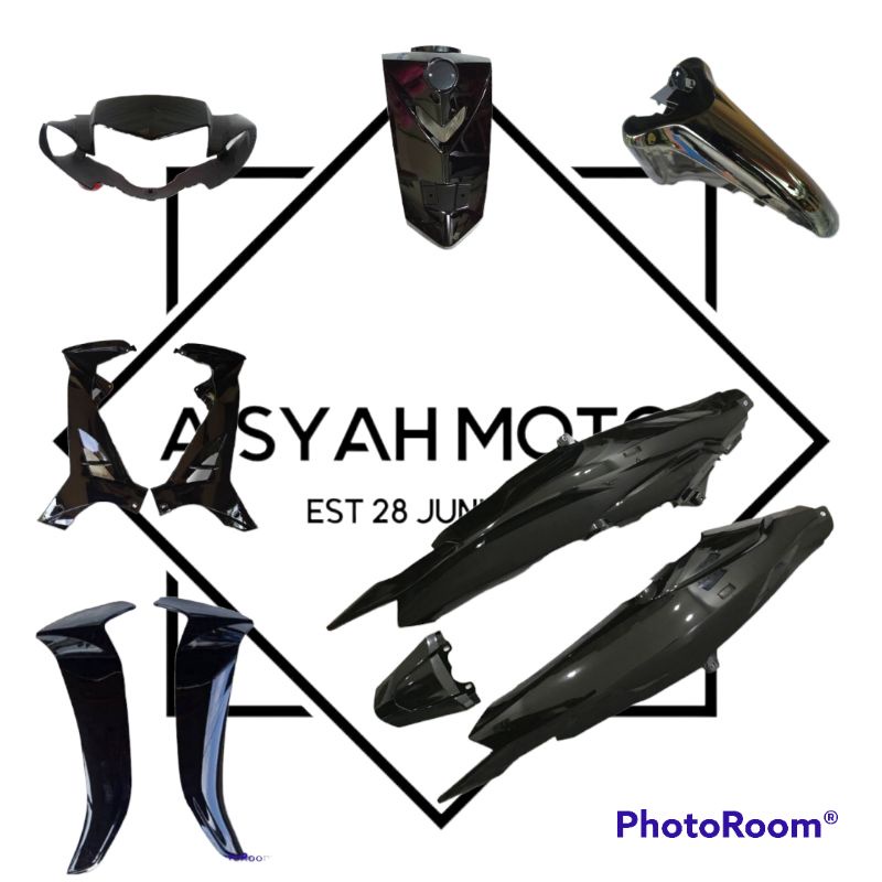 Bodi Halus Yamaha Vega R New Warna Hitam