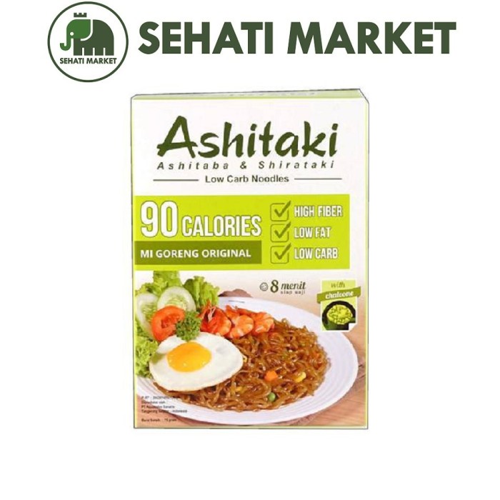 

NEW ASHITAKI MIE SHIRATAKI DIET SEHAT | SHIRATAKI NOODLE MIE INSTAN - Goreng Original