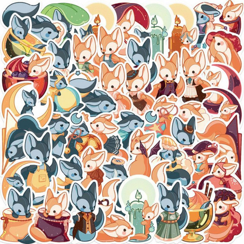 

Stiker Rubah Pack Style 260307- Stiker Aesthetic Keren Imut Laptop, Aksesoris Hp, Anti Air, Motif, Helm, Tumbler, Koper, Kulkas