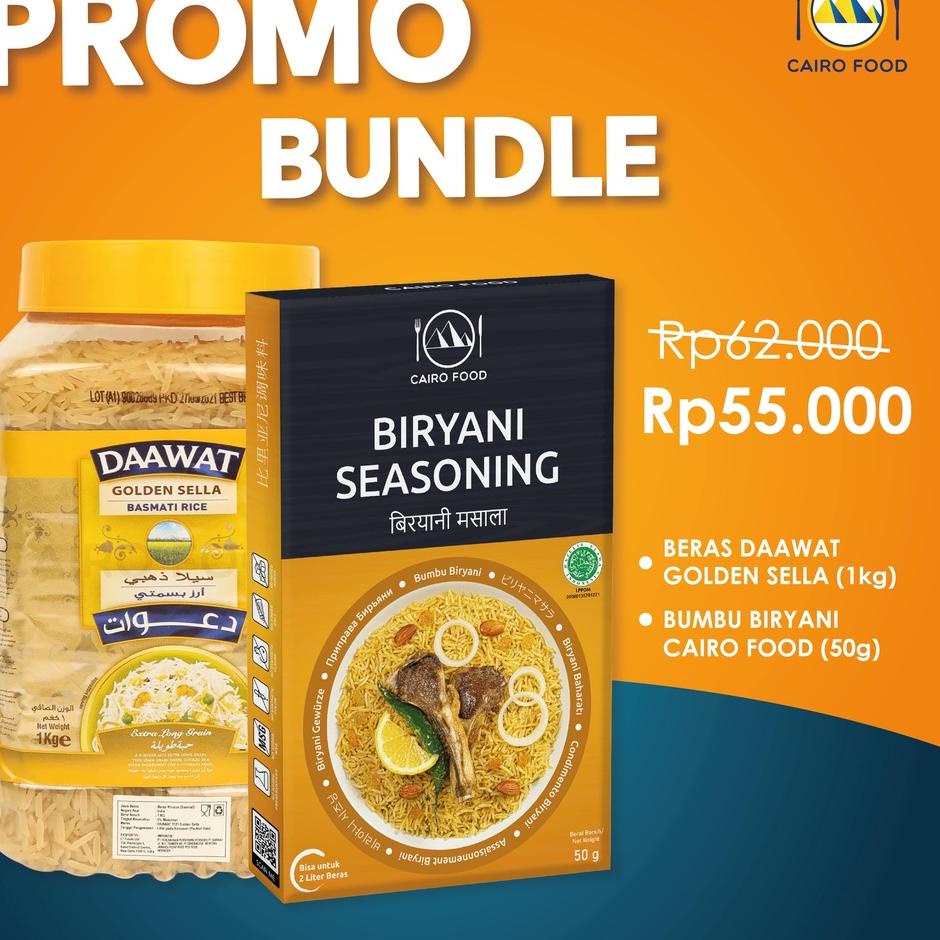 

Original Bundle Beras Basmati dan Bumbu Biryani murah