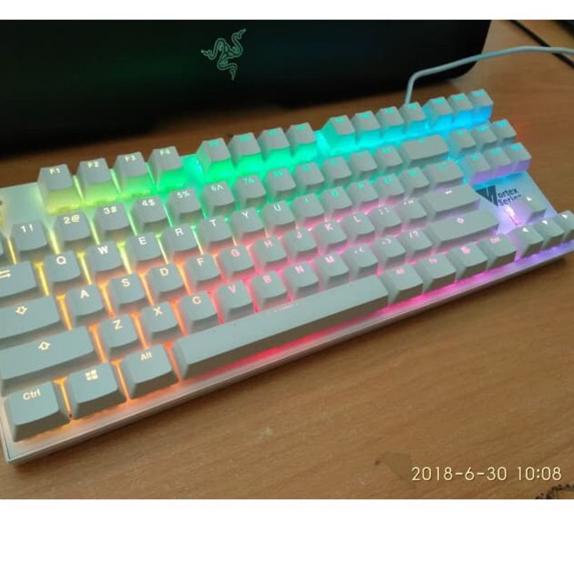Ready 0L7ZU Vortex Series VX7 Cherry MX Mechanical Gaming Keyboard RGB J60 Model Baru