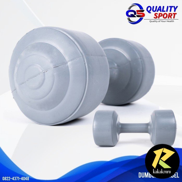 dumbel / barbel plastik 8kg