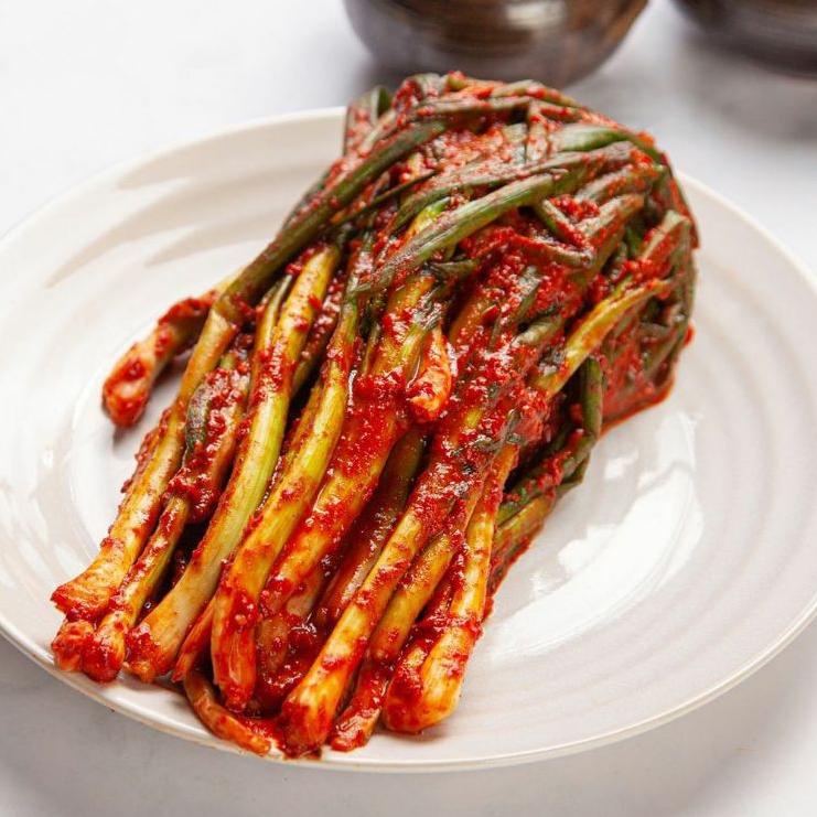 

Gebyar promo--Kimchi daun bawang / Pa Kimchi 500g Makanan Korea Halal Kimchi Korea Halal Korean Food Kfood Jajanan Cemilan Siap Saji Frozen Instant Murah Enak