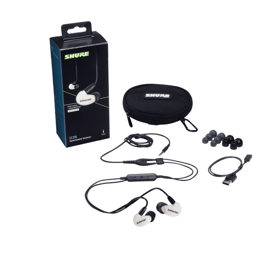 Shure SE215 SE 215 Aonic 215 Sound Isolating Earbuds Earphone