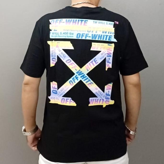 KAOS OFF WHITE FASHION PRIA DISTRO ORIGINAL IMPORT PREMIUM TSHIRT 112 NY86464TG