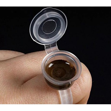 CINCIN TINTA + TUTUP / LEM BULUMATA ATAU Ring SULAM / RING GLUE EYELASH / CUP HOLDER TINTA SULAM