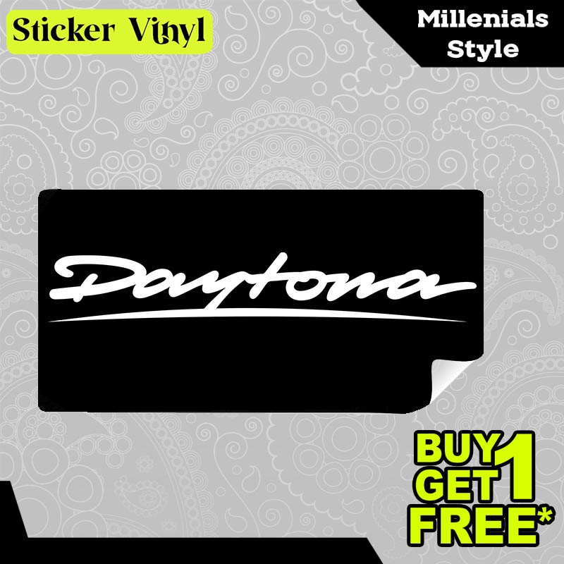 

Stiker Sticker DAYTONA RACING Gambar Unik Desain Keren dan Kekinian Aesthetic Bahan Vinyl Satuan Anti Air