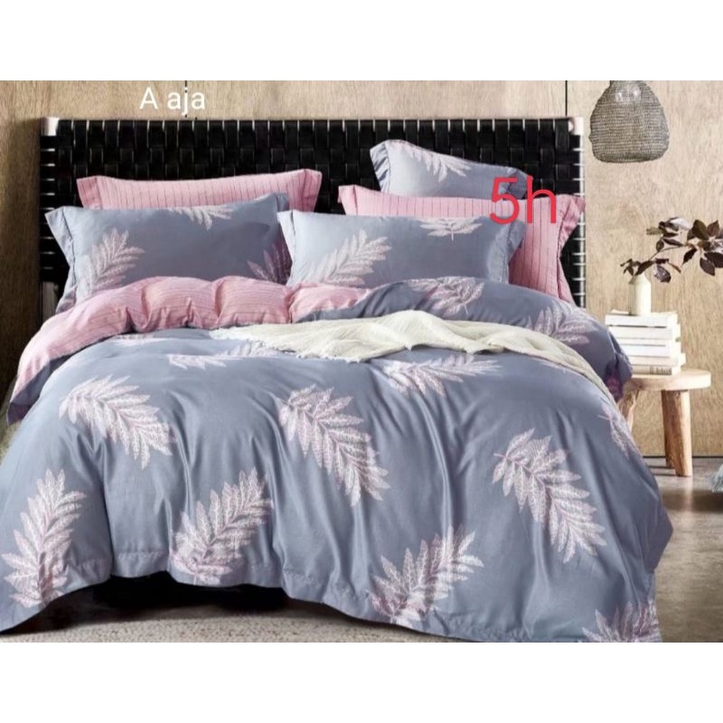 (5)BYAK MOTIF!SPREI SUTRA ORGANIK SERAT BAMBOO ORIGINAL SUTRA ORGANIK ASLI