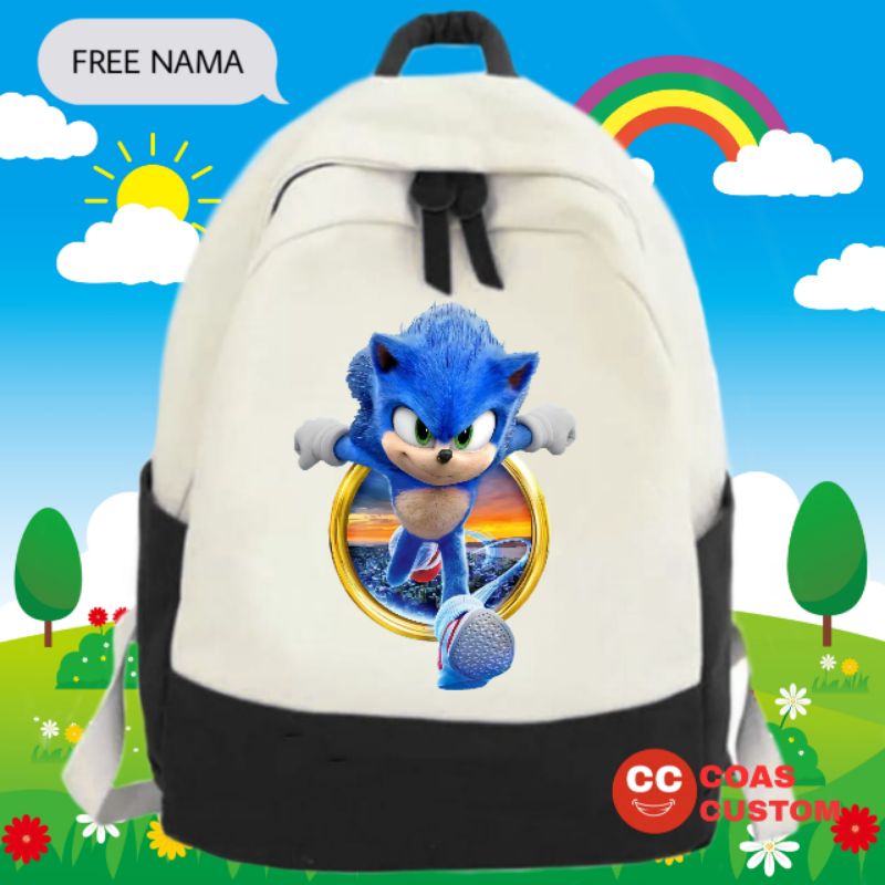 TAS RANSEL SONIC TAS ANAK SEKOLAH