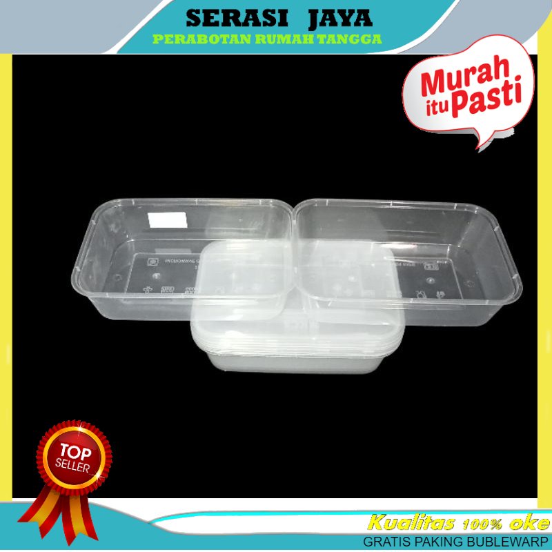 CUP PLASTIK BULAT DAN SEGI / KONTAINER MINI PLASTIK