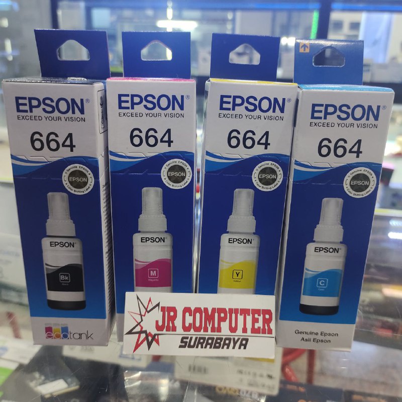TINTA EPSON 664 –L100,L200,L300 ORIGINAL EPSON