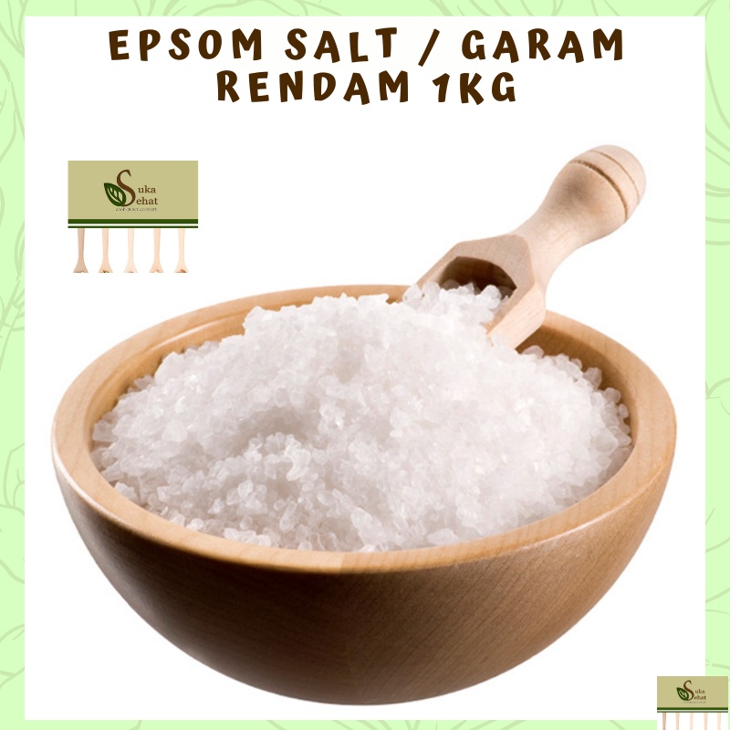 

Epsom Salt / Garam Inggris / Garam Rendam 1kg Garem Murah Tokosukasehat