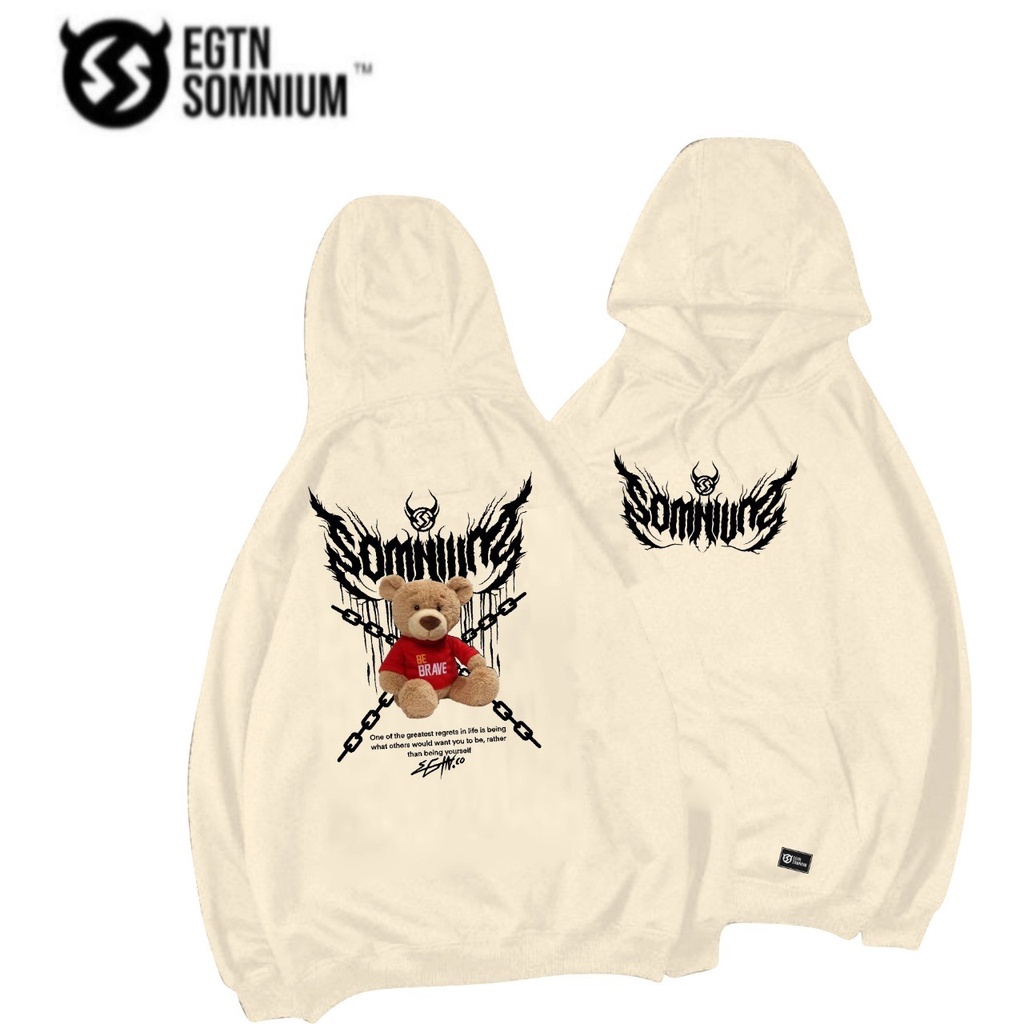 GRATIS ONGKIR Hoodie Pria Cream Metal Somnium Original Terlaris Sweater Hodie Aesthetic Jumper Premium Hight Quality