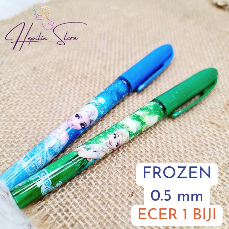 

NEW Pulpen GEL FANCY ECER 1 BIJI / Bolpen Gel fancy Hitam / BALLPOINT LUCU