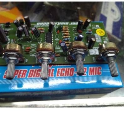 DISKON BRANDS FESTIVAL Kit super digital echo 2 mic plus regulator murah