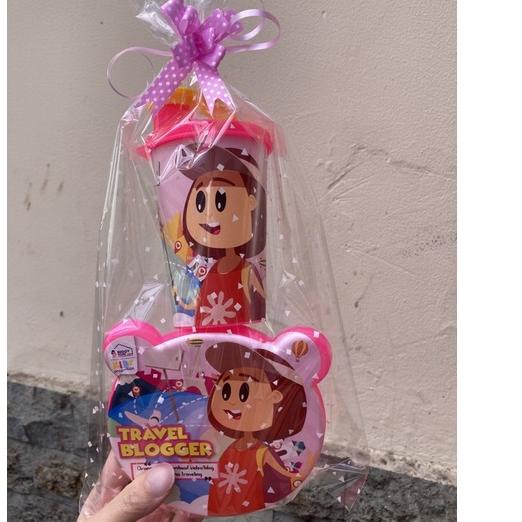 

[⚡uper Kejutan]Tempat makan bear dan tumbler mini serta plastik dan pita -souvenirultah-souvenirulangtahun