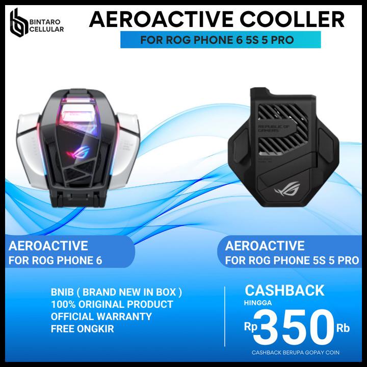 6 Ventole AeroActive Cooler Originali ASUS Per ROG Phone 6/6 Pro/7/7 Pro