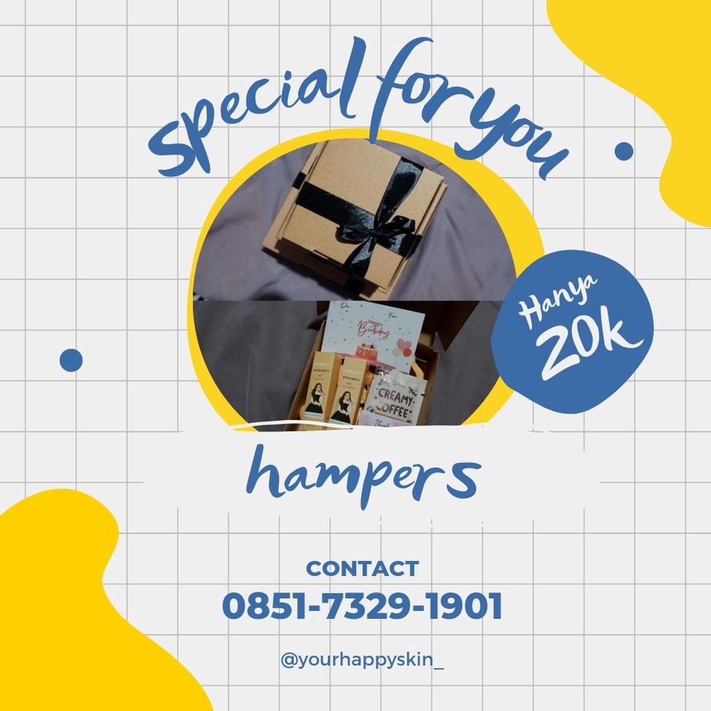 

✨YOURHAPPYSKIN✨ HAMPERS GIFT HADIAH ULTAH COCOK BUAT HADIAH / GIFT