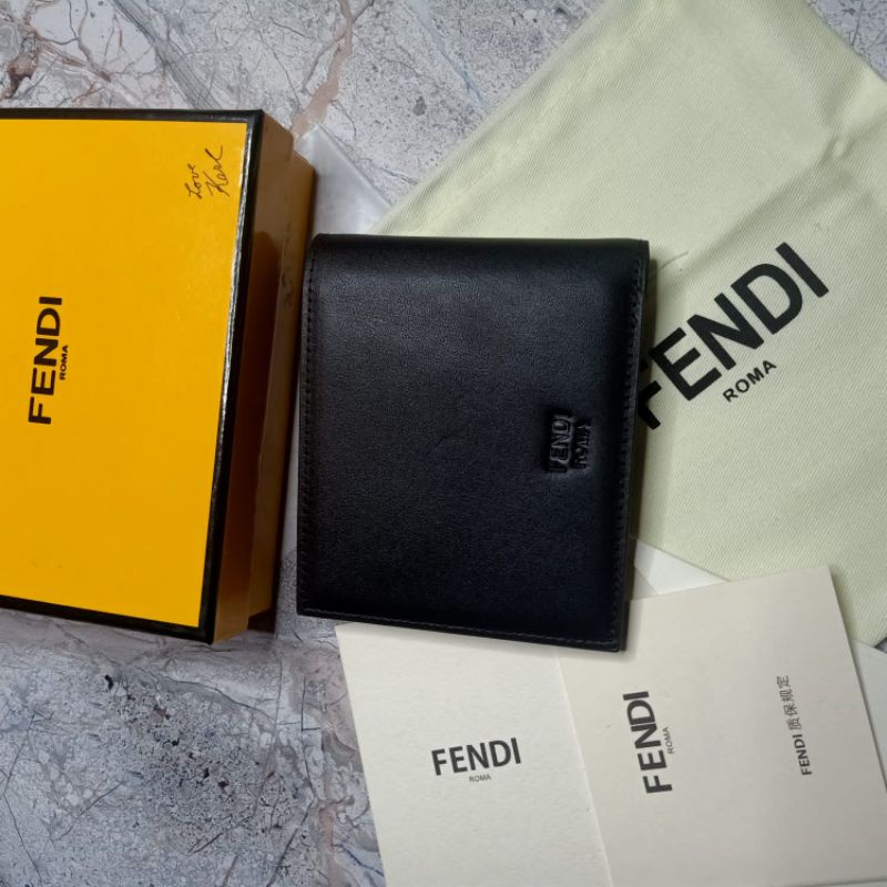 Dompet Fendi /Dompet Pria/Dompet Kulit/Dompet Mirror Quality