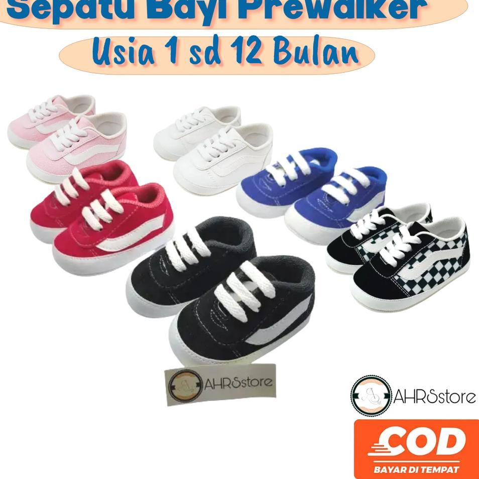 Langsung Atc Sepatu Bayi L laki 0 12 Bulan Prewalker Anak Perempuan Murah Vans